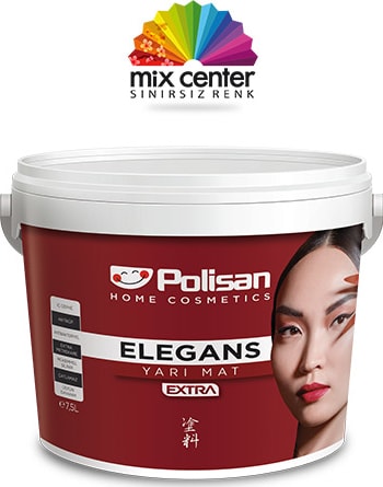 Elegans Extra Yarı Mat Antibakteriyel Iç Cephe Boyası Tüm Renkler 2,5 Litre - 3,5 Kilogram Beyaz