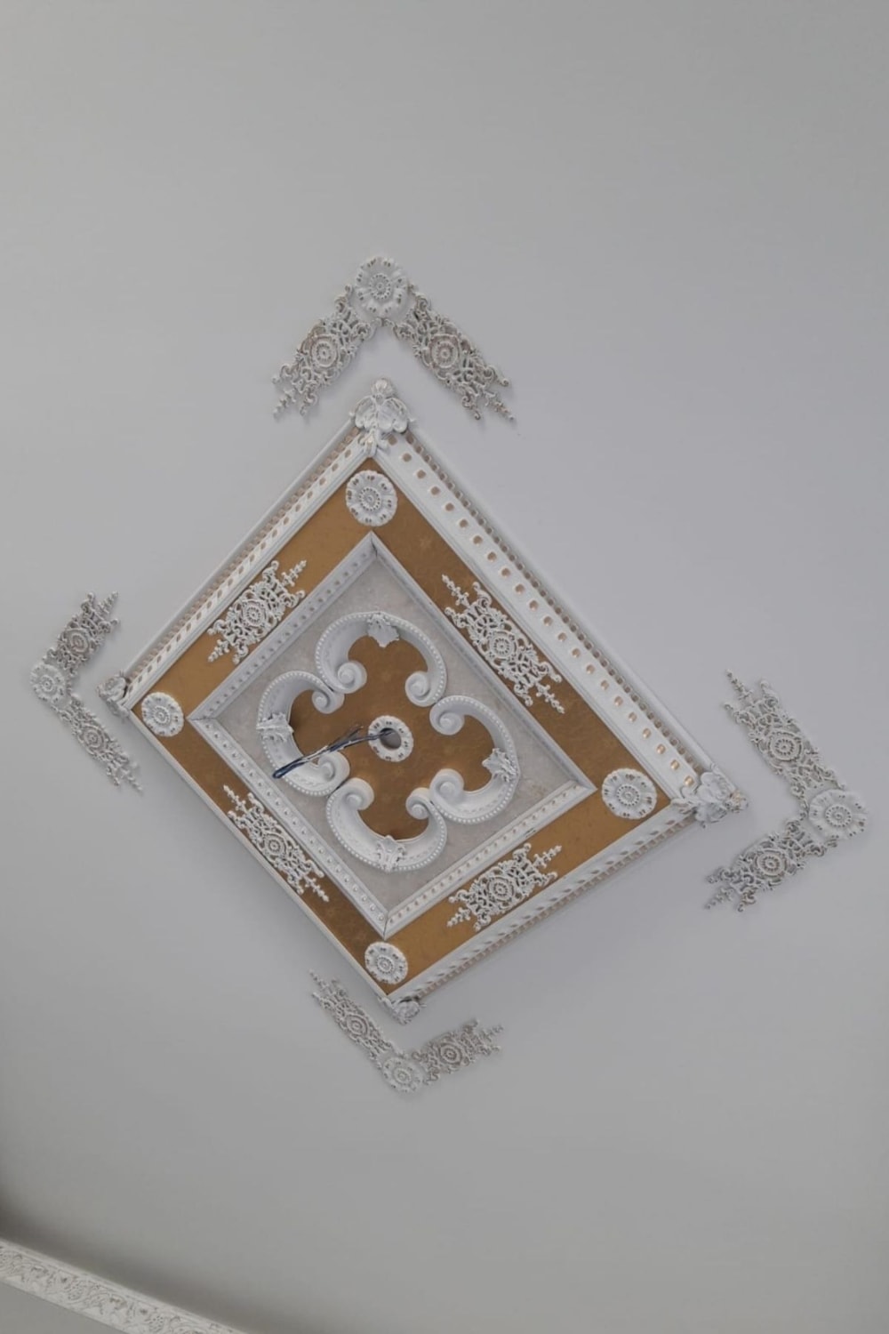 Decozza  Dekoratif Boyanabilir Duvar Çıta Motif 8,5*30 cm Dgm-55