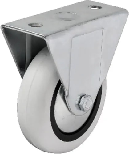 Buğz 355 - 75X25 mm Pvc Makaralı Sabit Teker 4 Adet