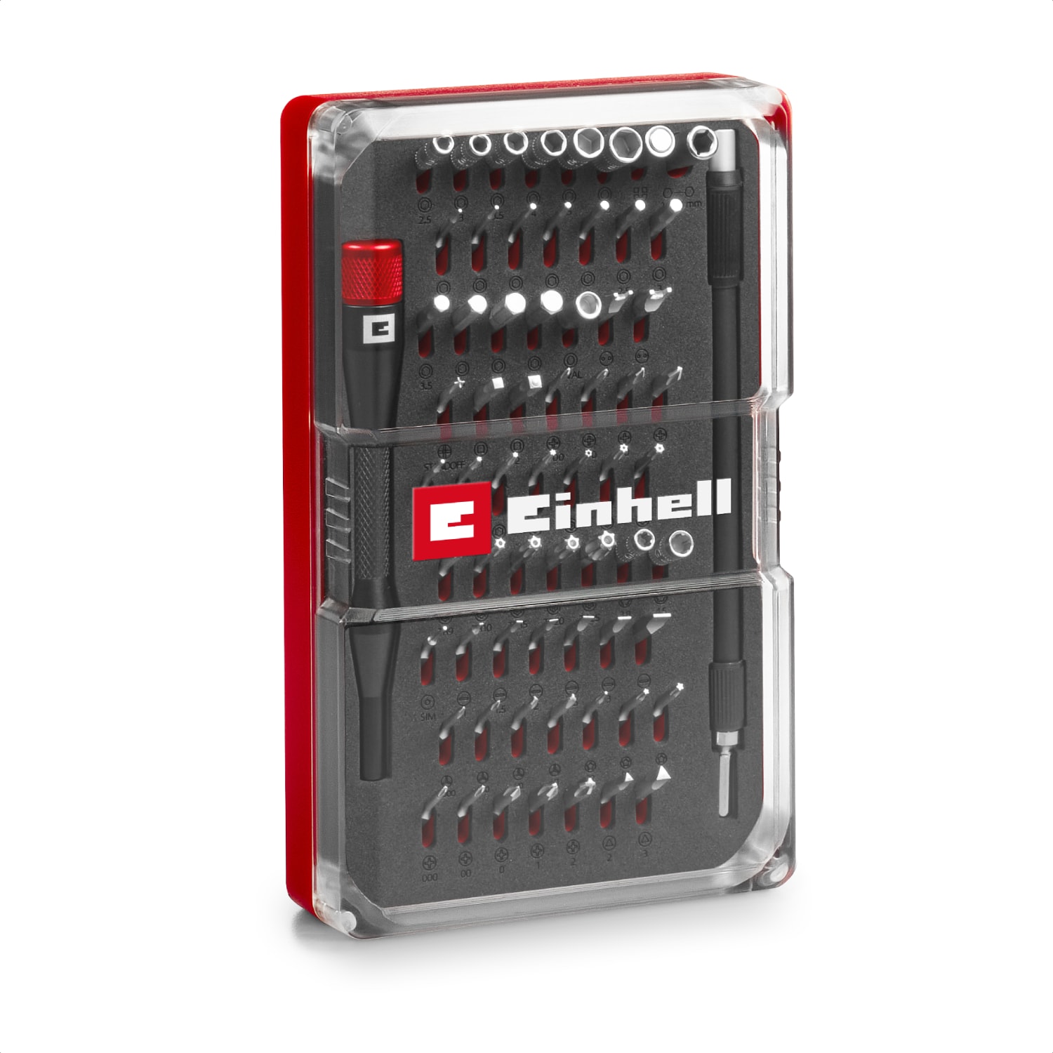 EİNHELL 66 Parça Hassas Bits Seti (hassas uçlar, hassas lokmalar, tornavida ucu tutucusu, esnek 150 mm uzatma, uzatma adaptörü ile) - 49115030