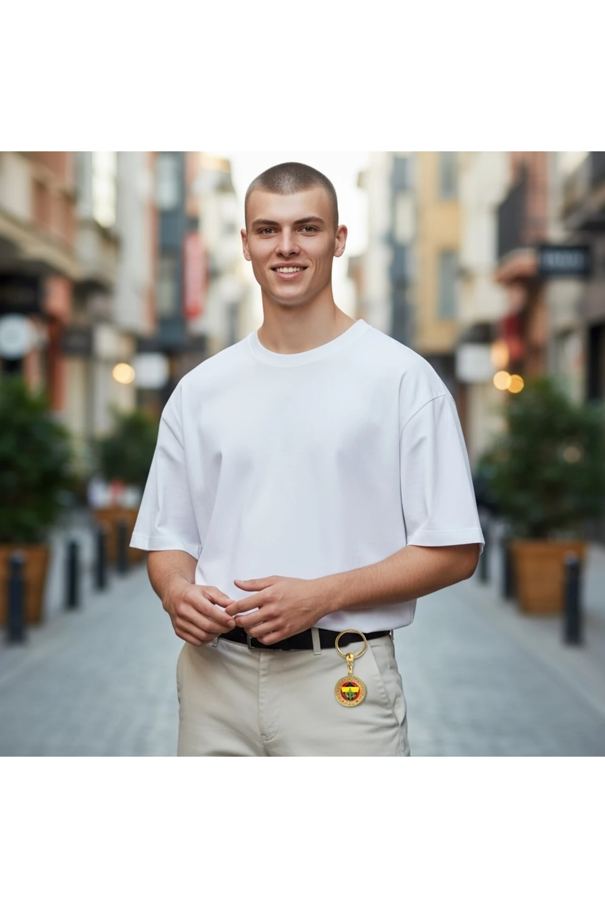 FENER. B SARI KANARYA TARAFTAR ANAHTARLIK SARI-LACİVERT