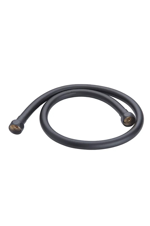 Mat Siyah Duş Spirali 75 cm