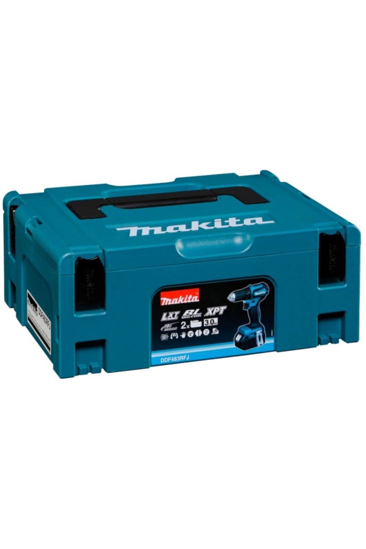 MAKİTA Ddf483rfj 18v 3.0 Ah Li-ion Çift Akülü Darbesiz Matkap Vidalama