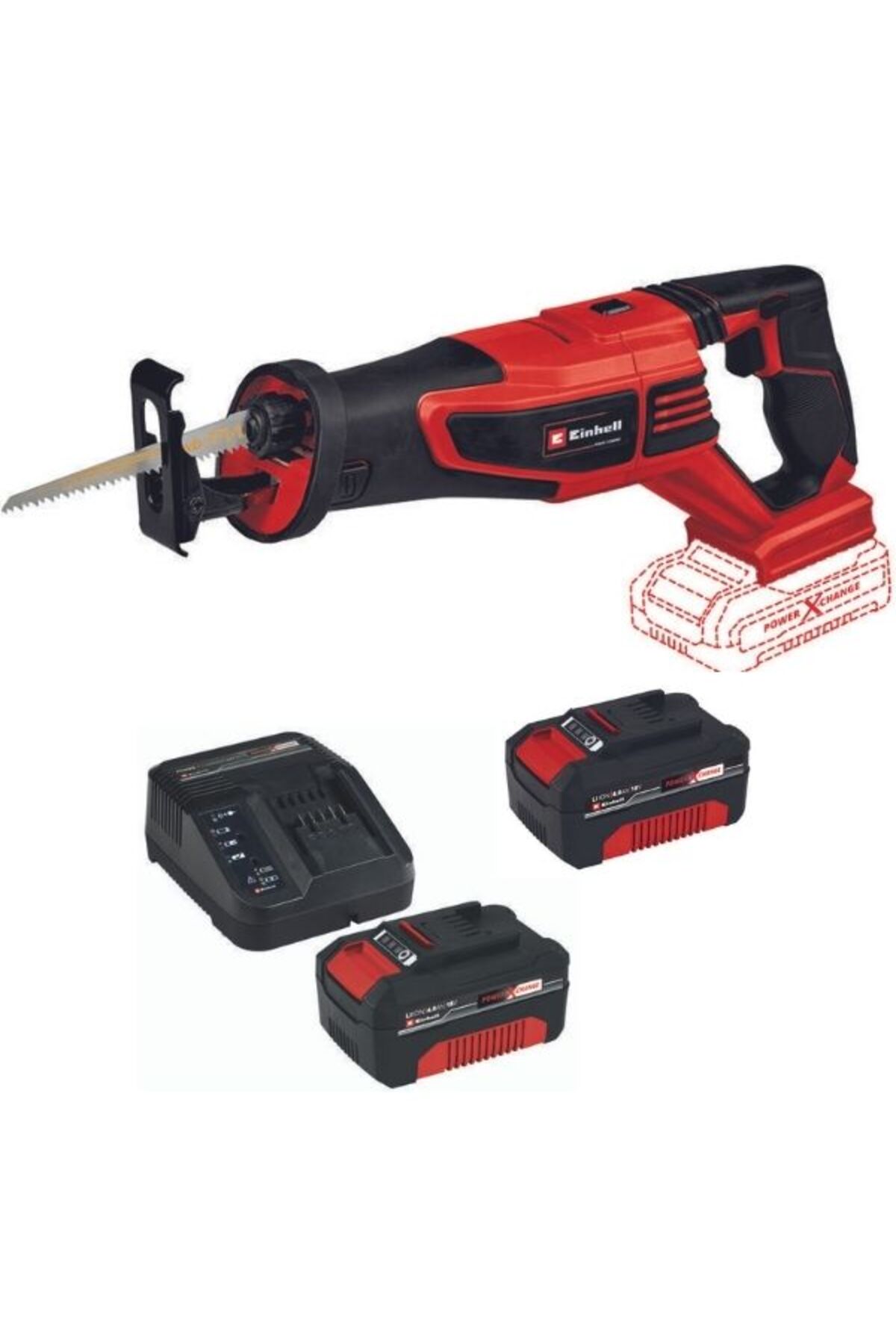 TE-AP 18/28 Li BL 2x4.0ah Akülü Kömürsüz Kılıç Testere