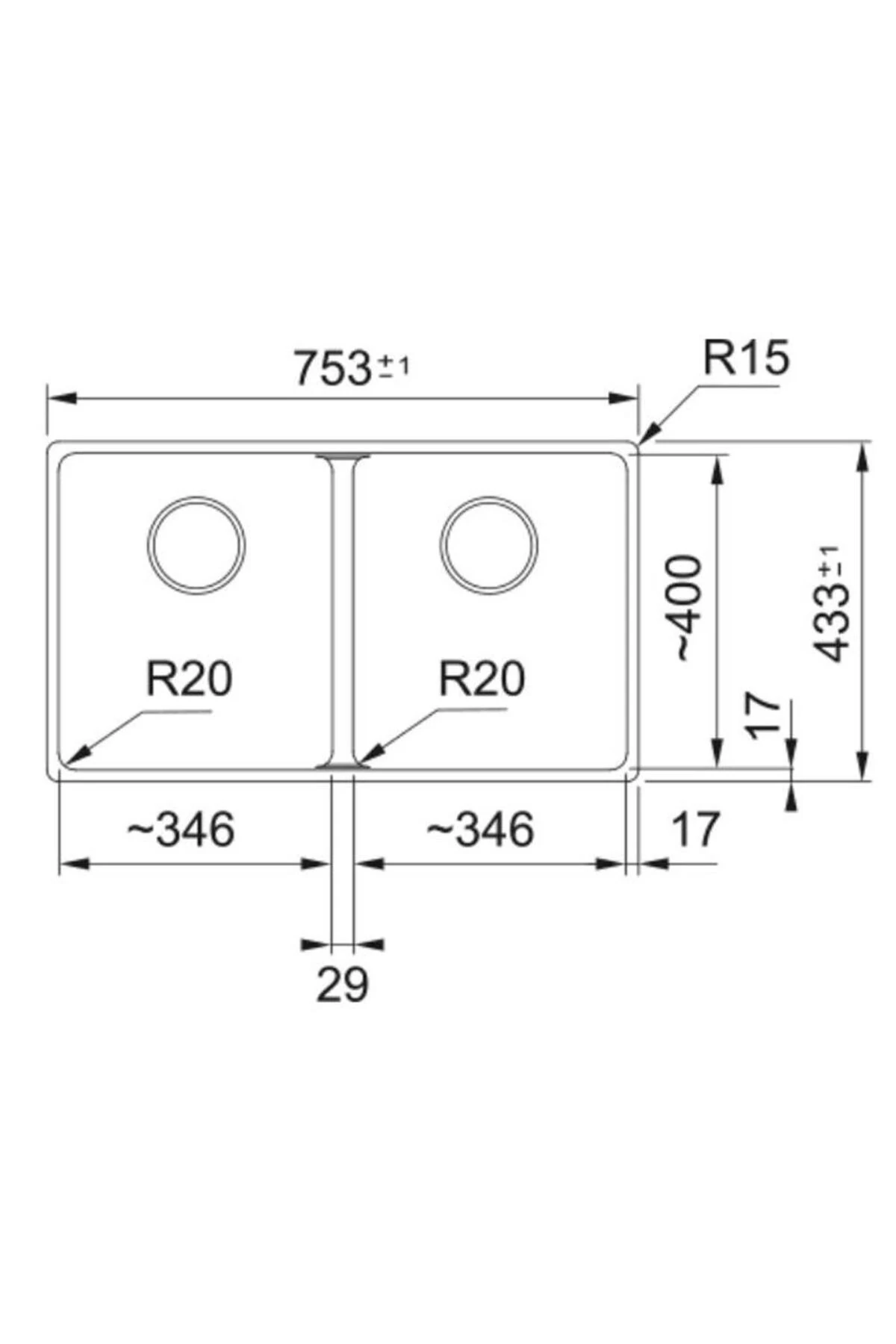 Mrg 120-35-35 Oyster Tezgahaltı Granit Evye