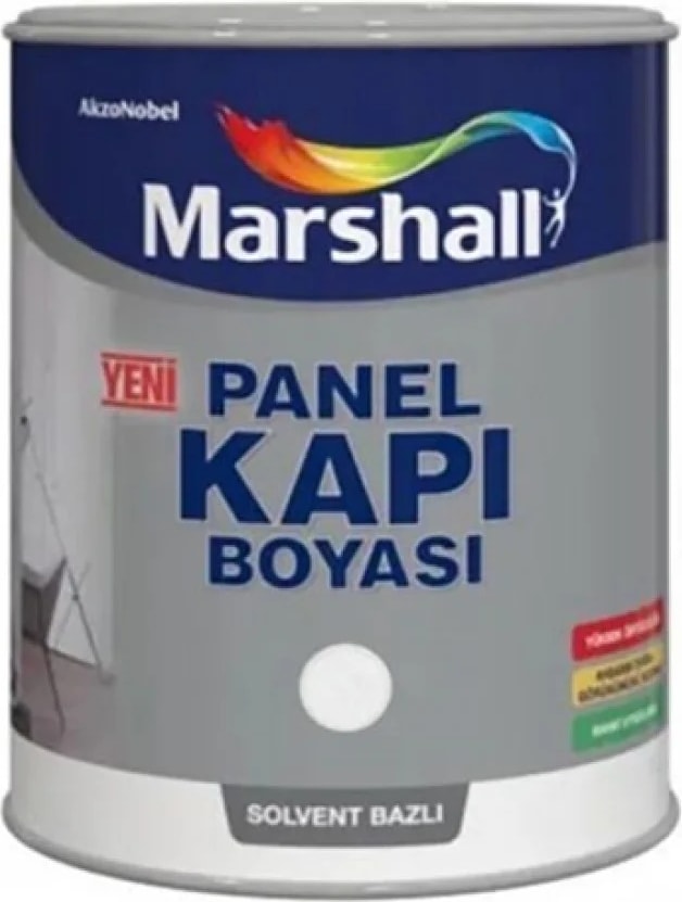 Panel Kapı Boyası Solvent Bazlı 1 Lt - Beyaz  Ba