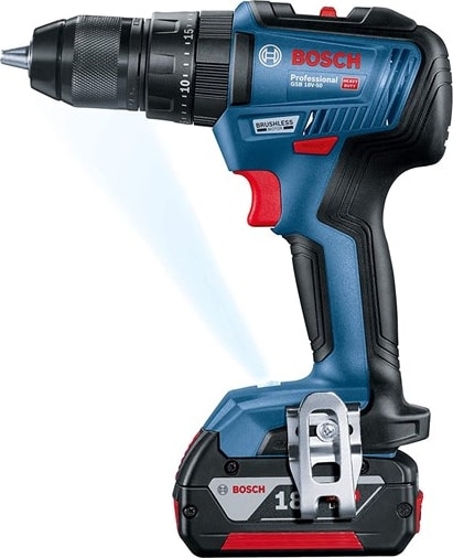 BOSCH Professionel Gsr 18V-50 2,0 Ah Çift Akülü Şarjlı Vidalama Çantalı