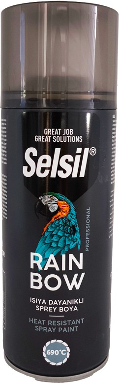 Yüksek Isıya Dayanıklı Sprey Boya 400 ml Siyah