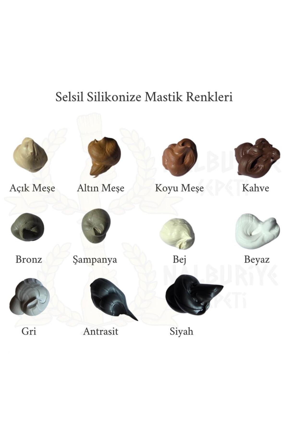 SELSİL Silikonize Mastik KOYU MEŞE 500 gr. - 1 Adet