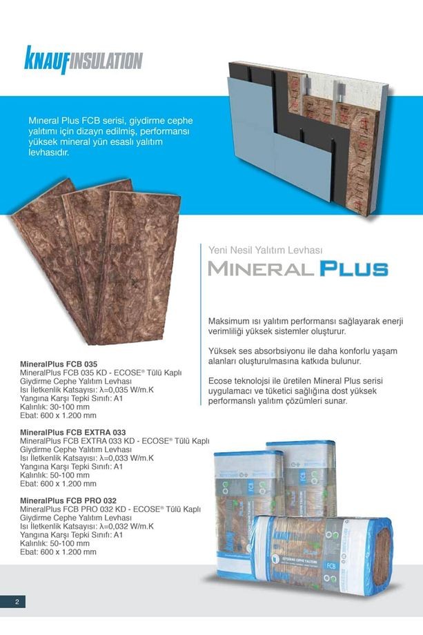 Mineral Plus Taş Yünü 5cm 14,40 M2 En Kaliteli Taş Yünü
