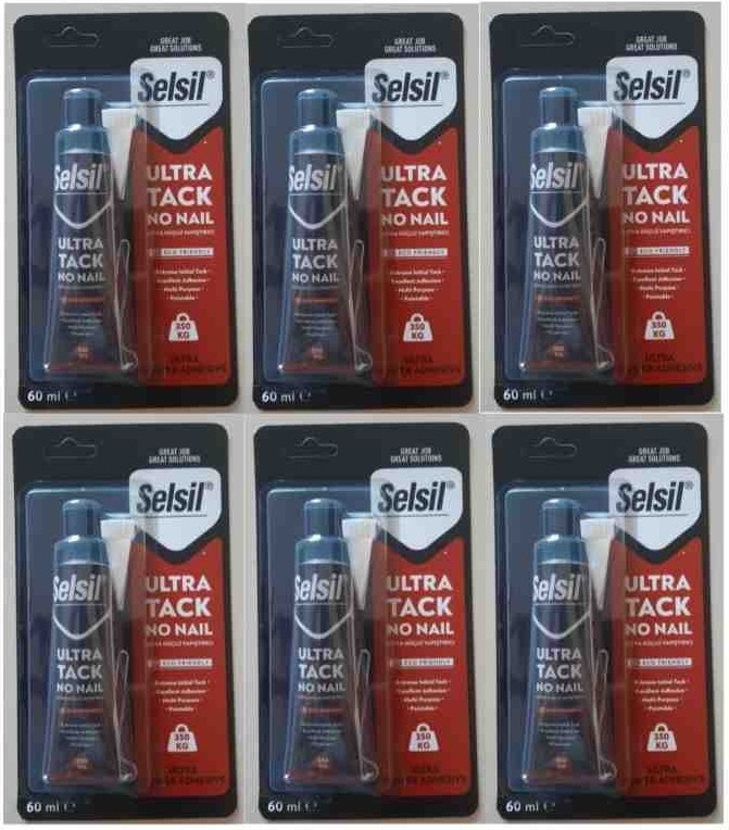 Ultra Tack No Naıl Güçlü Montaj Yapıştırıcı 6X60 ml