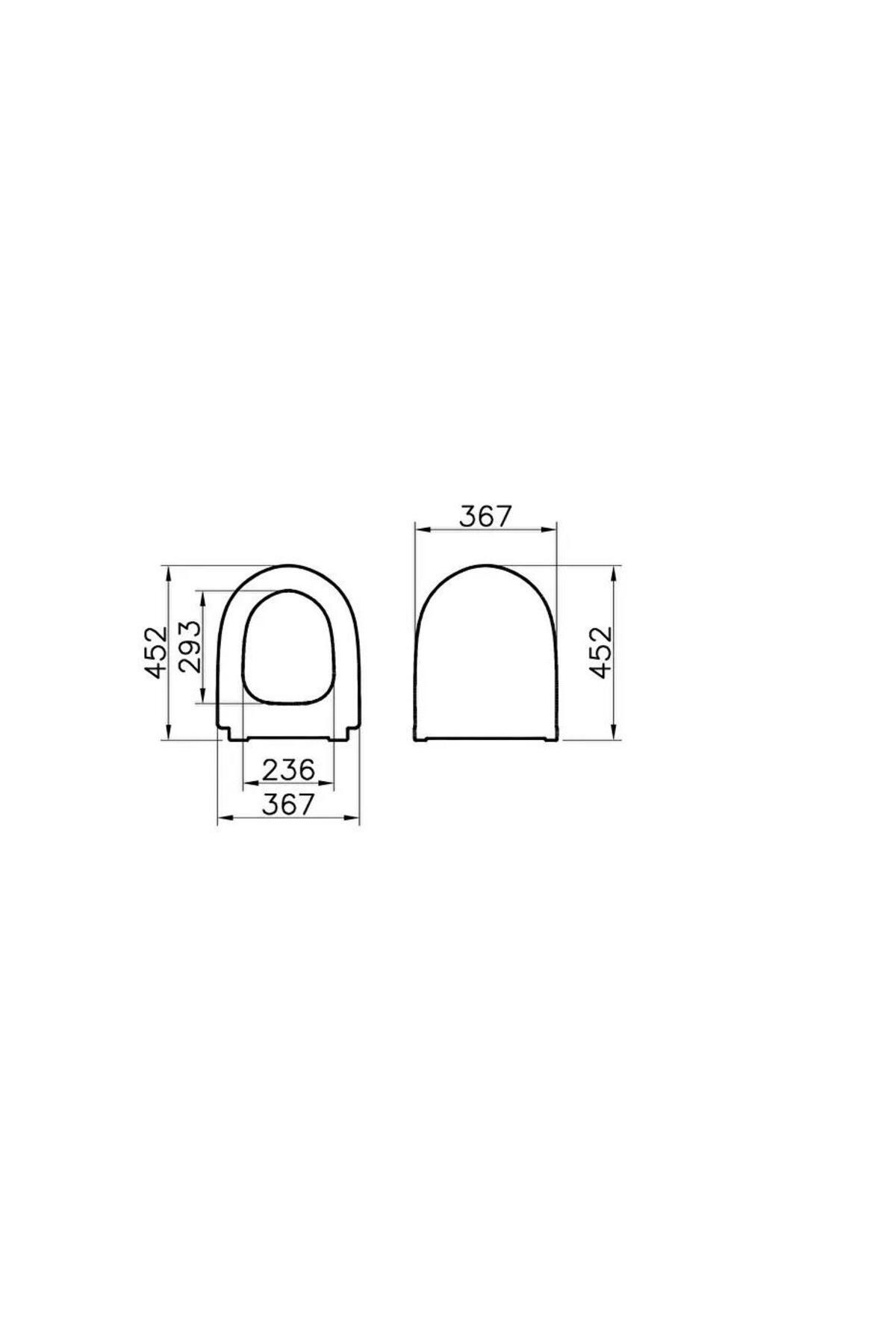 Sento Slim Soft Klozet Kapağı-DP-Mat Beyaz 120-401-009
