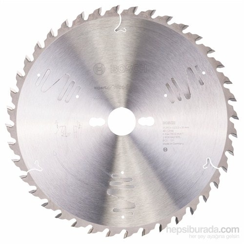 BOSCH - Expert Serisi Ahşap İçin Daire Testere Bıçağı - 250 X 30 X 3,2 Mm, 40 Diş