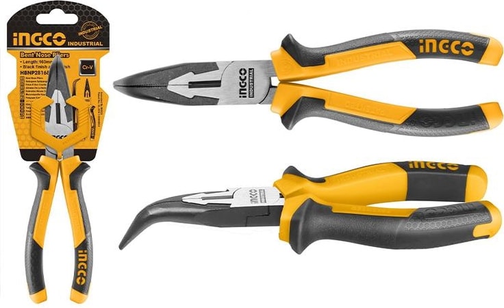 Endüstriyel Eğri Kargaburun Pense 160MM