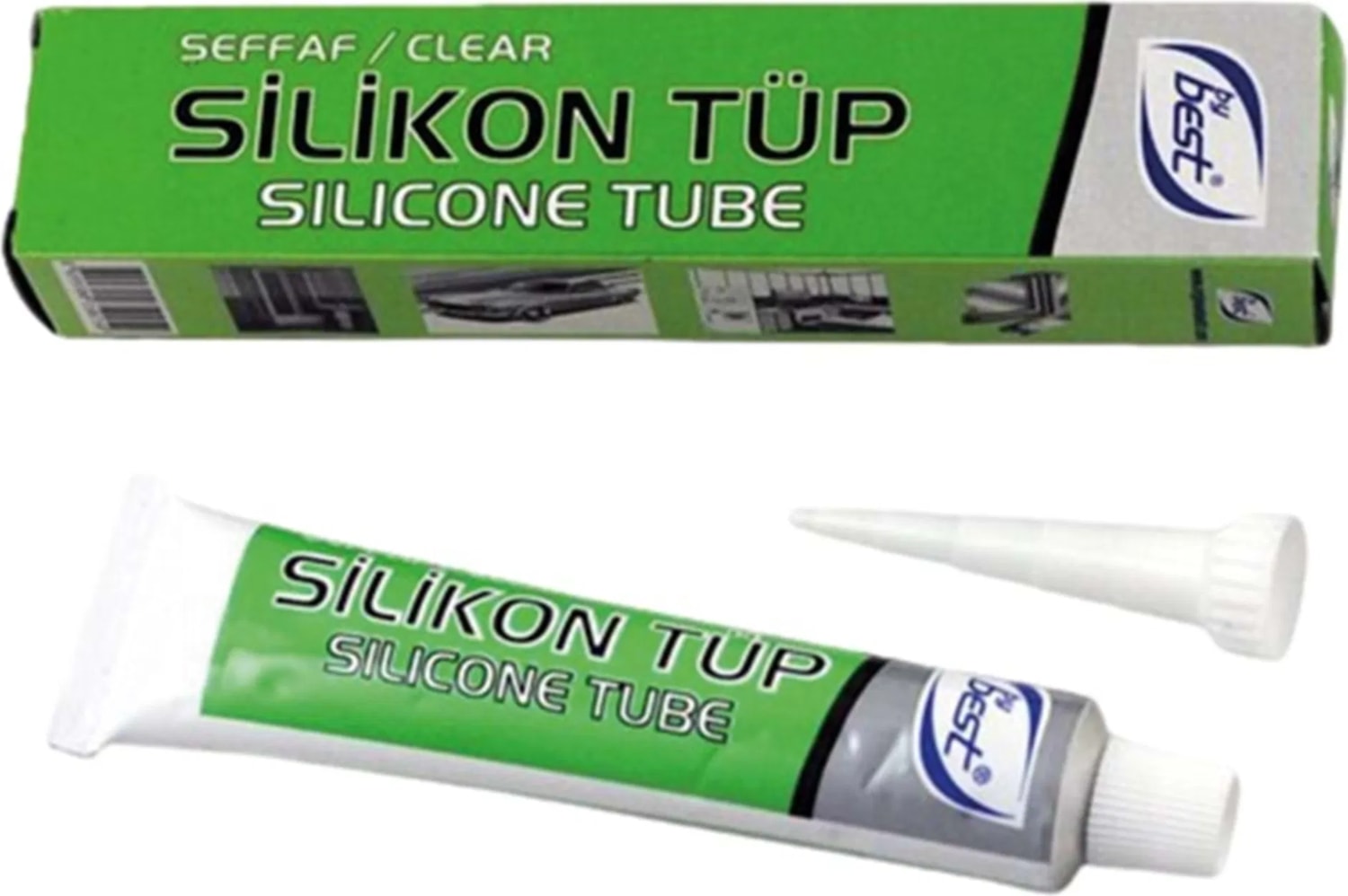 Bybest Tüp Silikon 50 gr Şeffaf