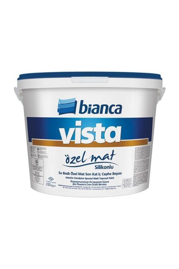 Vista Silikonlu Özel Mat 20Kg 0101 Beyaz