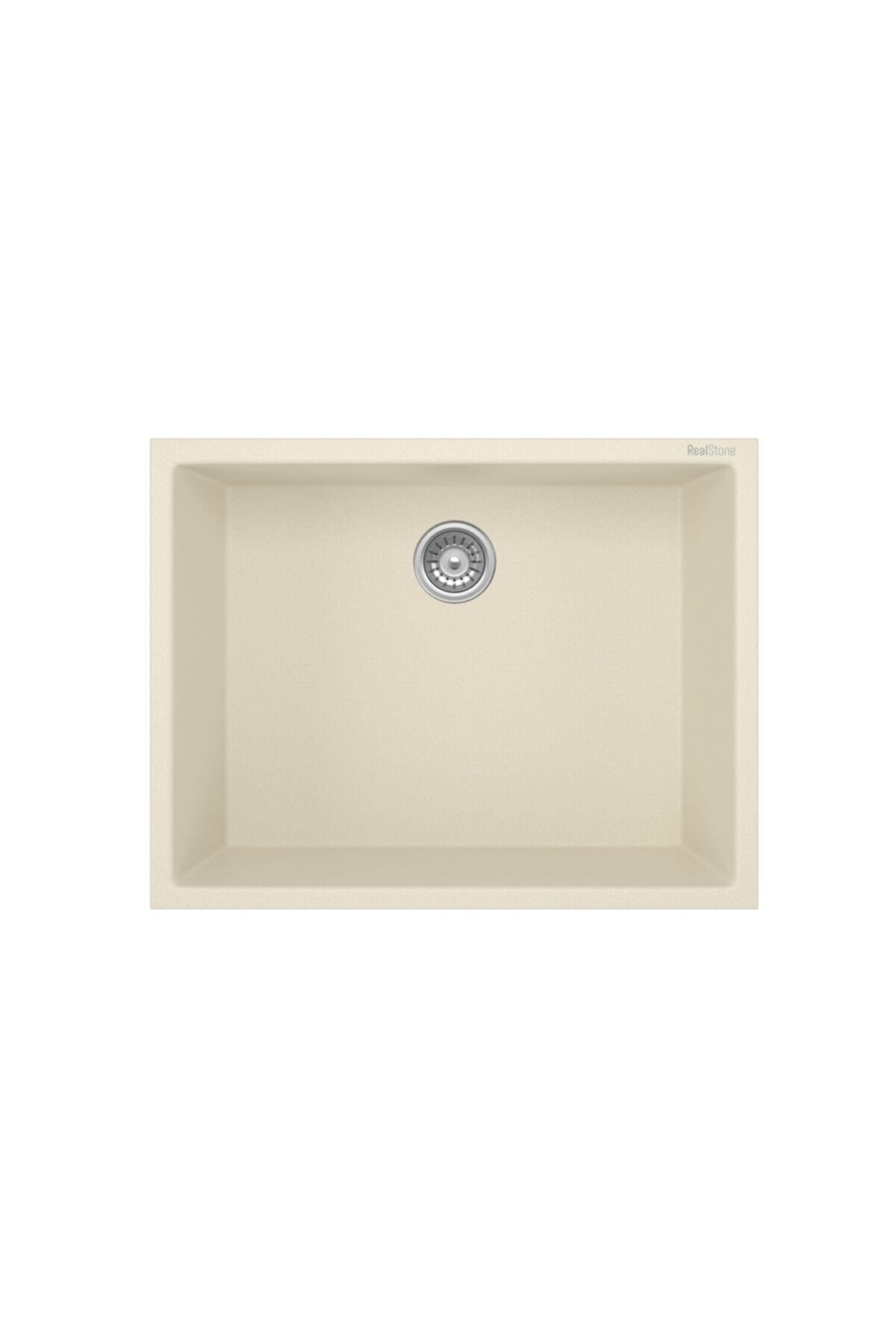 Granit Eviye 60x47,5 Cm Krem Gordion Tezgah Altı