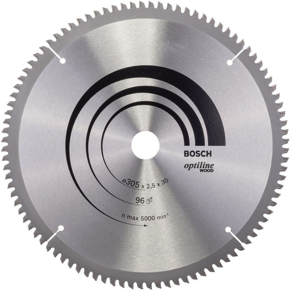 BOSCH - Optiline Serisi Ahşap İçin Daire Testere Bıçağı - 305 X 30 X 2,5 Mm, 96 Diş