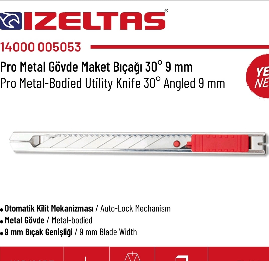 Maket Bıçağı 9mm
