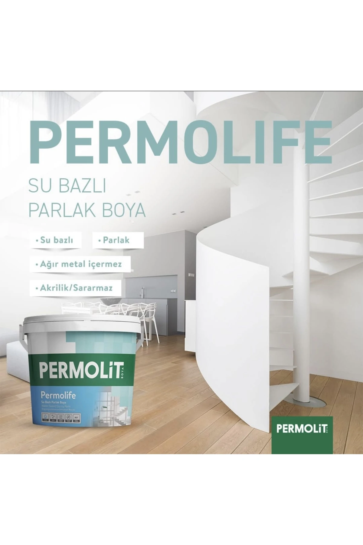 PERMOLİFE SU BAZLI PARLAK BOYA