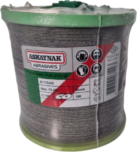 Zımpara Diski 115MM 100 Kum 100'LÜ Paket