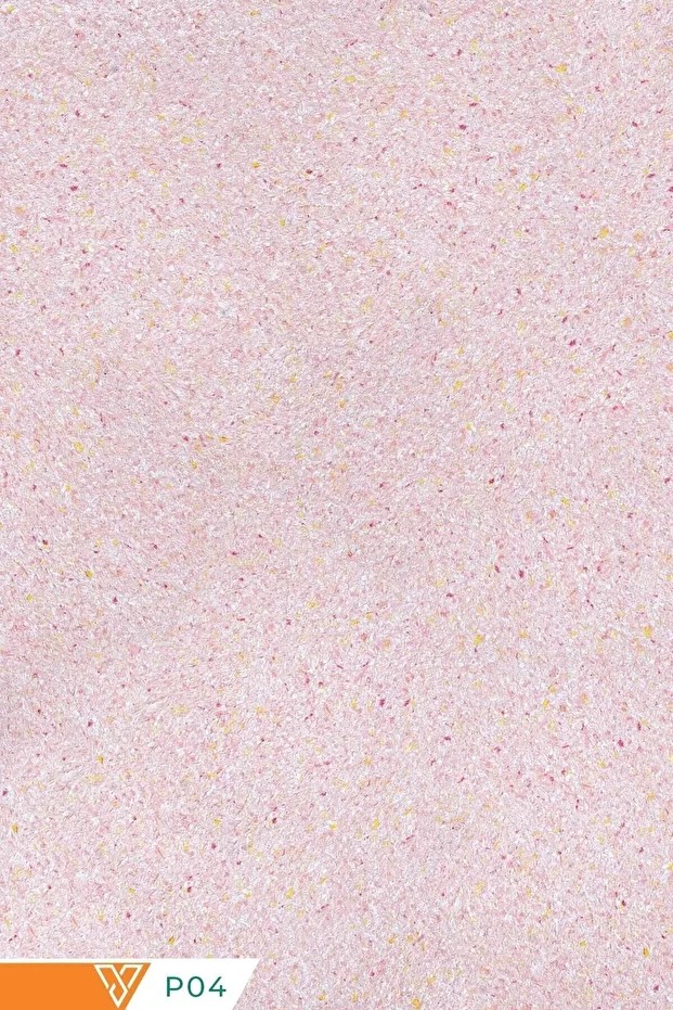 Isı Ve Ses Yalıtımlı Sürülen Duvar Kağıdı | Kendinden Yapışkanlı | Pembe | P04-1,5 Kg | 5m²