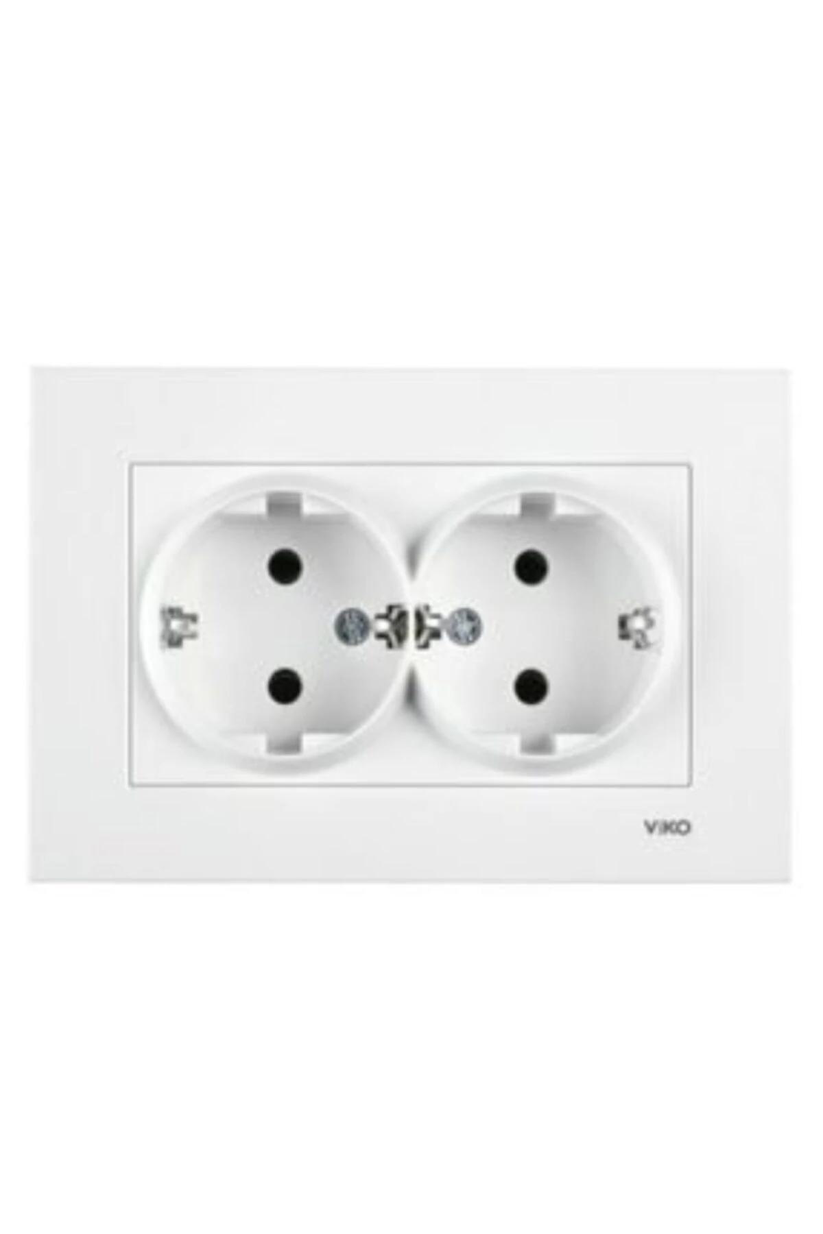 Karre 2li Topraklı Priz Çerçeve Dahil