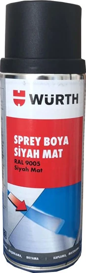 Sprey Boya 400 ml Mat Siyah (Tampon Boyası)