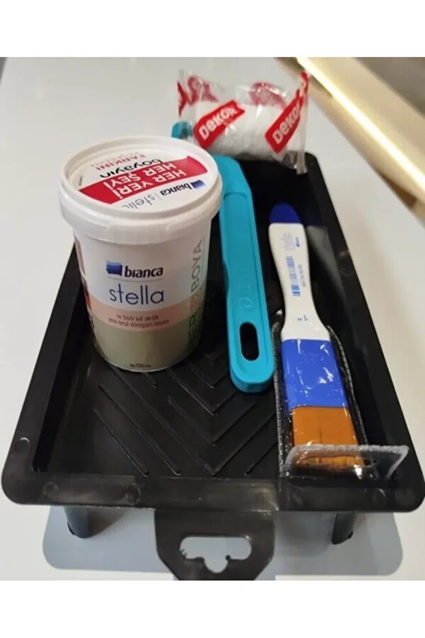 Stella Mini Dönüşüm Boyası 100 Ml Tava Rulo Fırça Set
