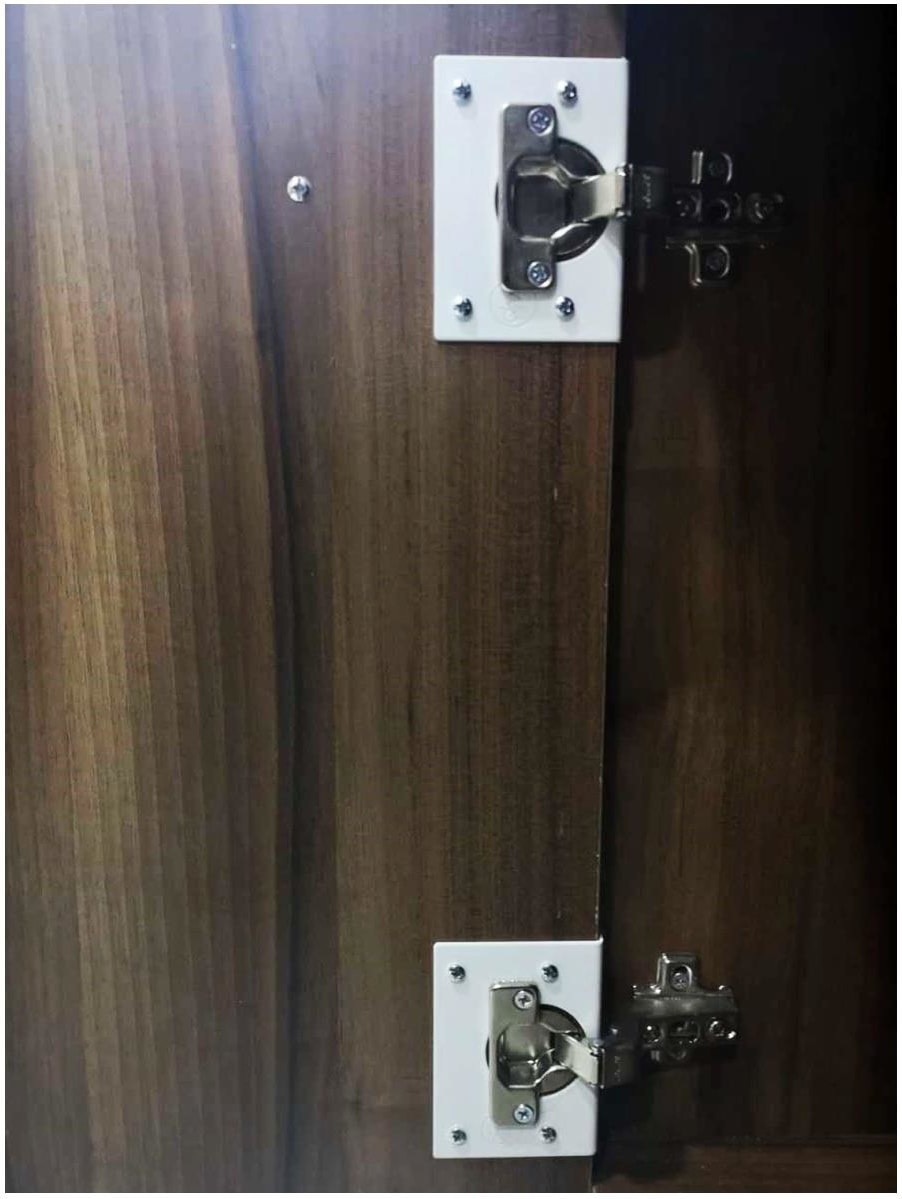 Dolap Menteşe Tamir Sacı Seti Kapak Kısmı Yuva Için 2 Li