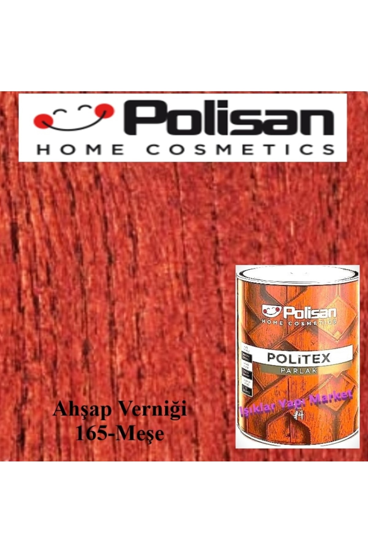 Ahşap Verniği-vernik-politex Lux Vernikli Parlak -meşe-2,5 Lt.