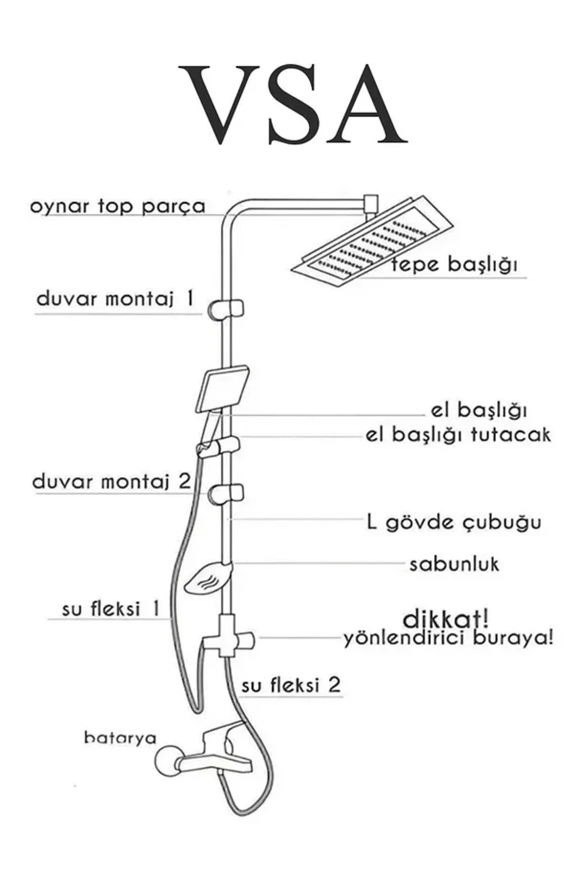 Miami Local Tepe Yağmurlama Banyo Duş Robot Seti Ve Kaliteli Sağlam Mix Banyo Bataryası Duş Sistemi