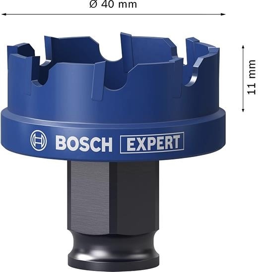 BOSCH 40 mm Çelik-Inox Için Özel Seri Panç 2608900499