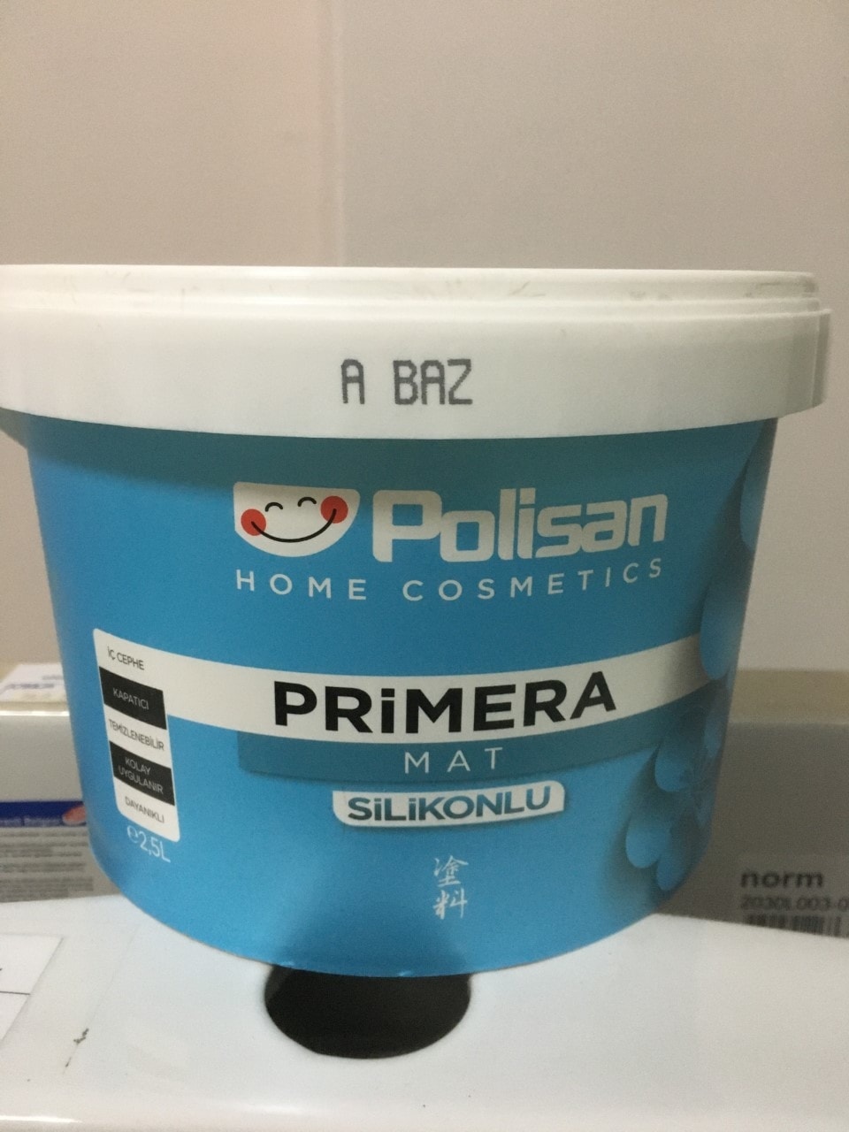 POLİSAN Primera Silikonlu Mat Iç Cephe Boyası 2,5 Litre
