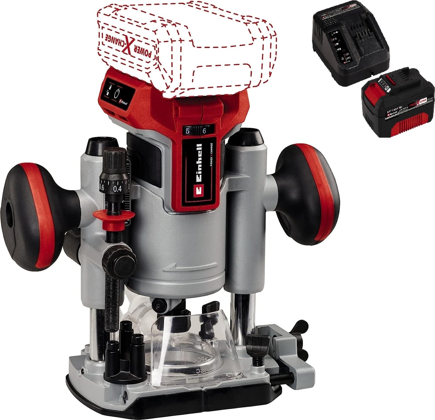 4350411 Tp-Ro 18 Li Bl Kömürsüz Freze 4,0 Akü Sterter Kit