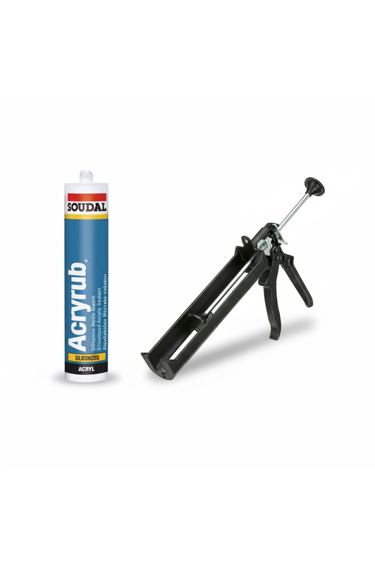 Acryrub Silikonize Mastik 500 Gr Altinmeşe + Si̇li̇kon Tabancasi