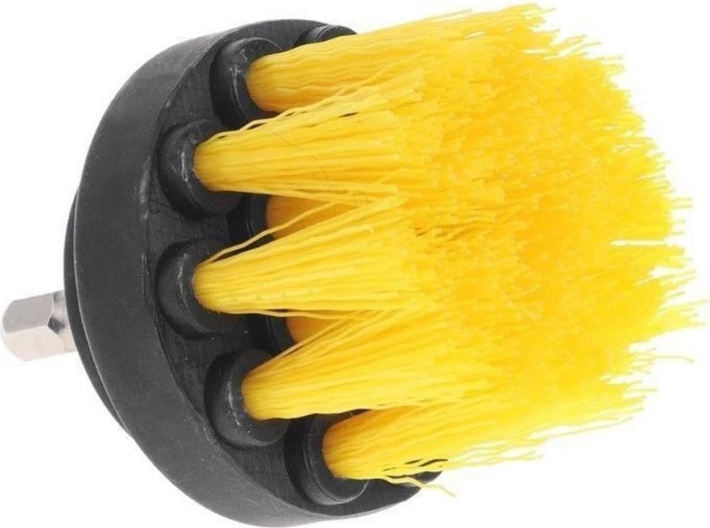 3lü Matkap Ucu Banyo Küvet Duşakabin Araba Tekerliği Koltuk Yıkama Temizleme Fırçası Seti