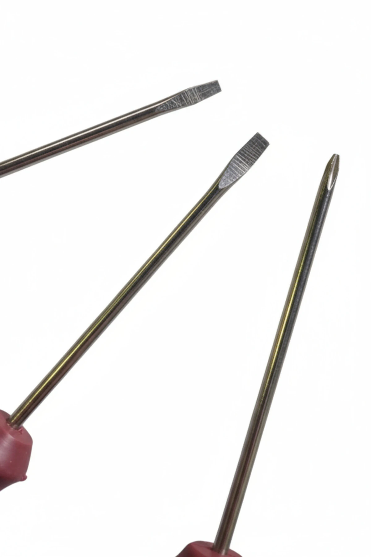 3 Parça Tornavida Seti - 4x100mm Yıldız ve Düz Uç - Kontrol Kalemi - Profesyonel Set - Hem Ev Hem İş