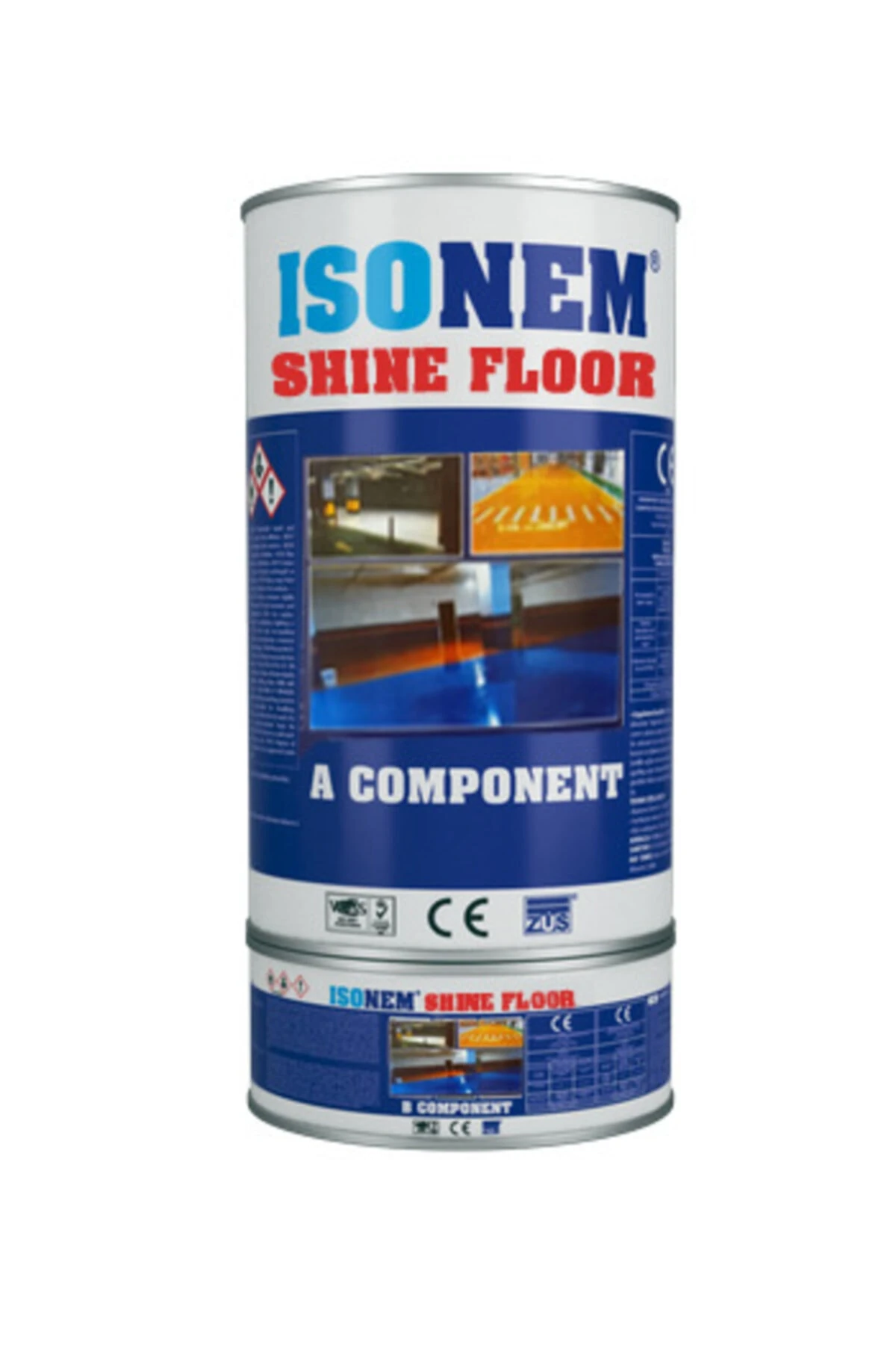 Shine Floor Parlak ve ya Mat Renkli Zemin Kaplama Beyaz - 2.25kg