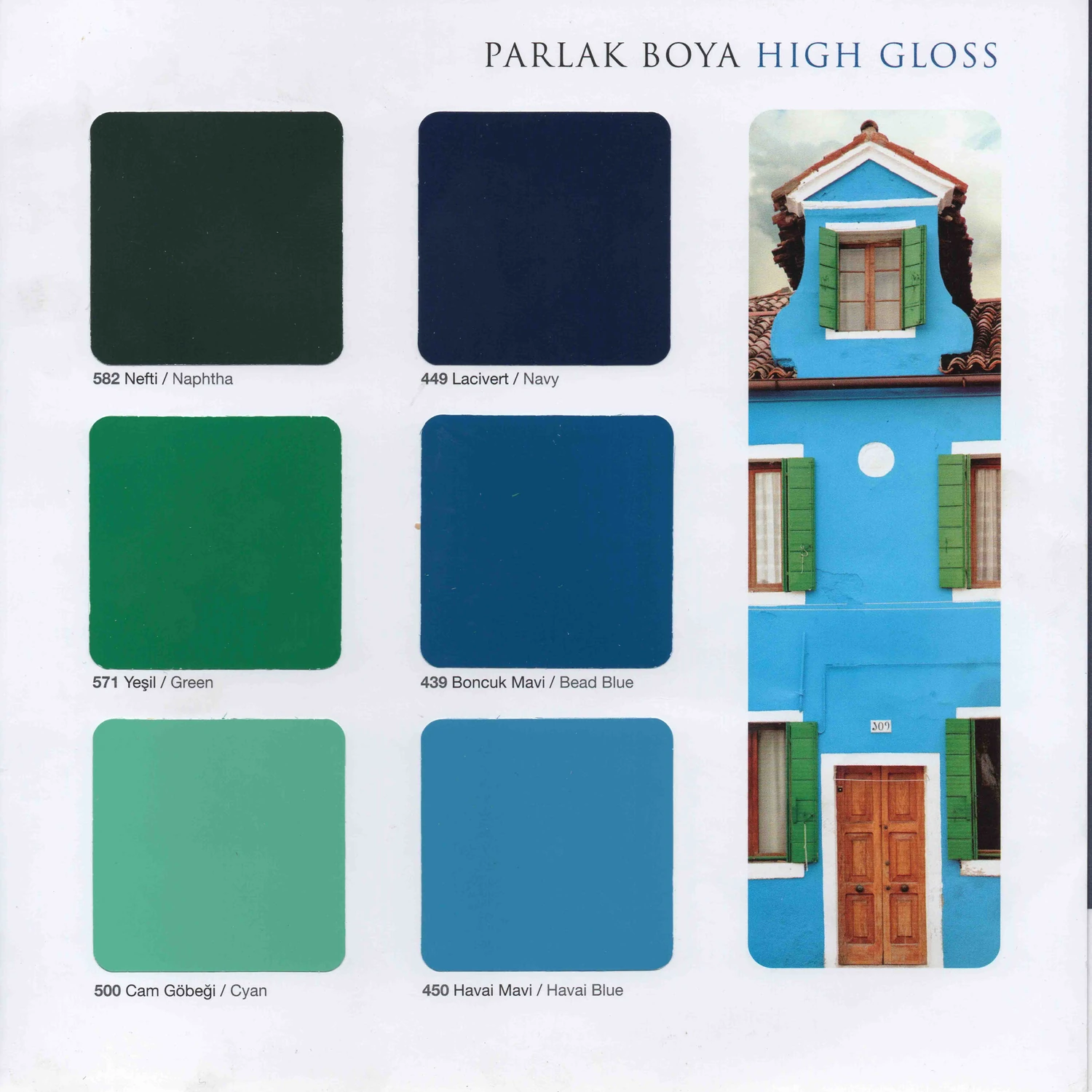 Primera Parlak Yağlı Ahşap Metal Duvar Boyası 0,25 Litre (Renk Seçiniz) Cam Göbeği