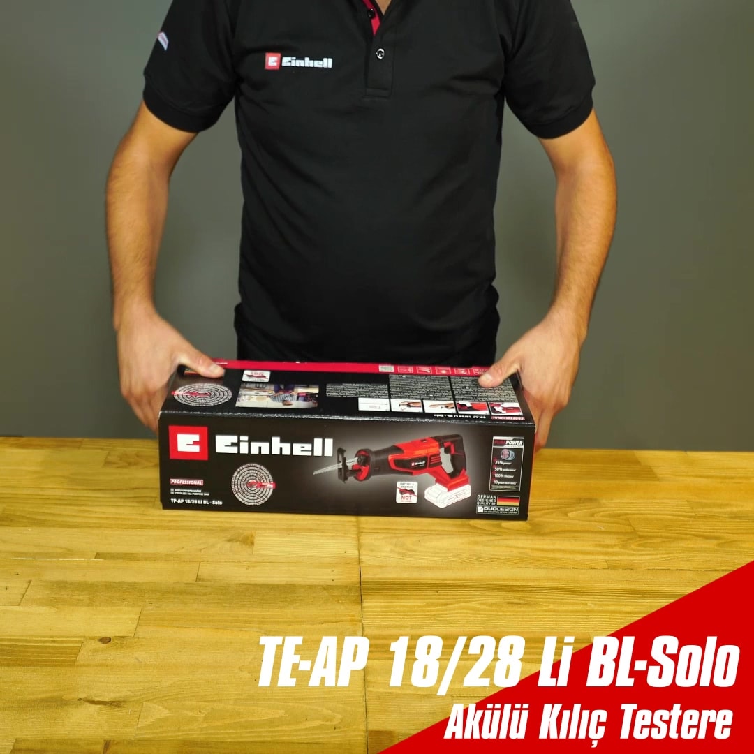 EİNHELL Te-ap 18/28 Li Bl - Solo, Akülü Kılıç Testere (AKÜ VE ŞARJ CİHAZI DAHİL DEĞİLDİR) - 4326310