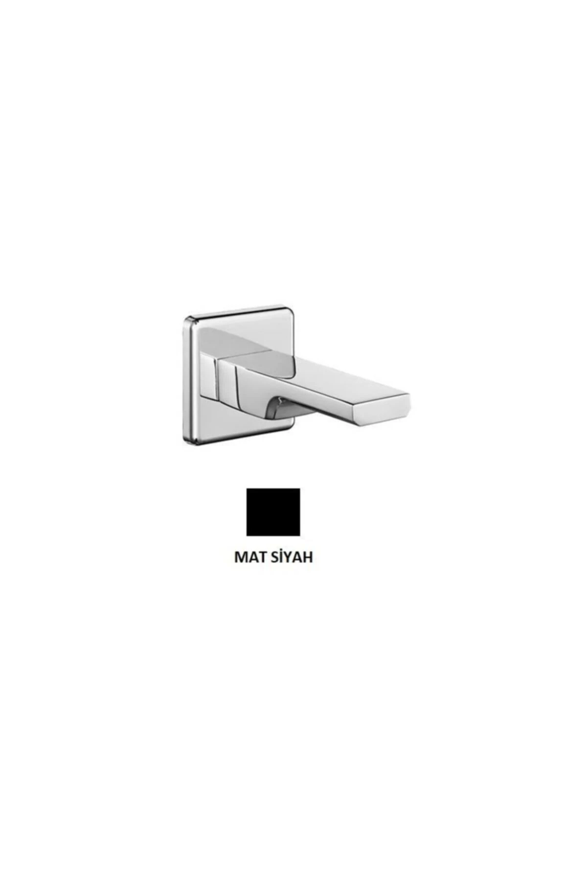 Tiera Ankastre Banyo Bataryası Çıkış Ucu Mat Siyah 102159205c