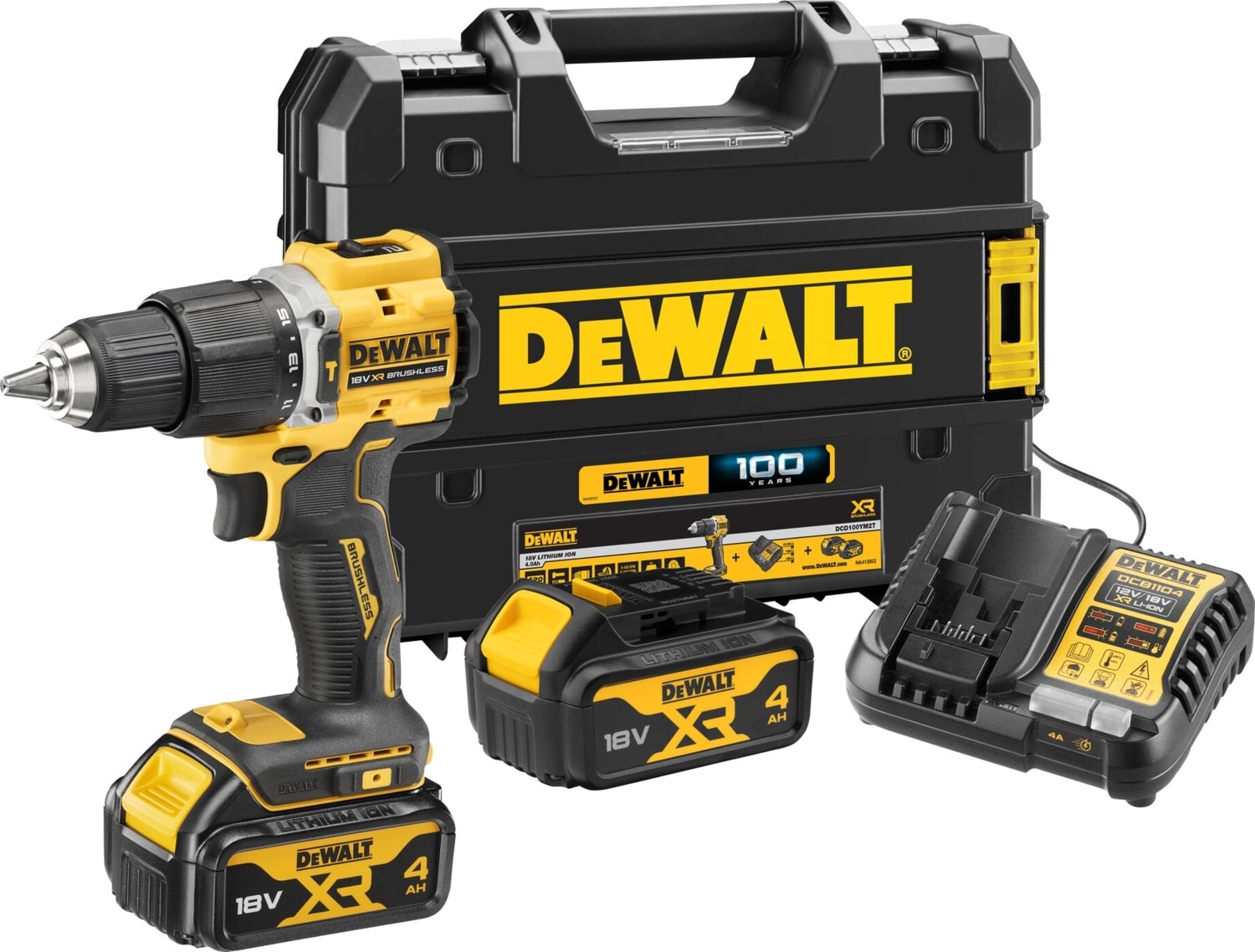 DCD100YM2T-QW 18V Xr Darbeli Matkap