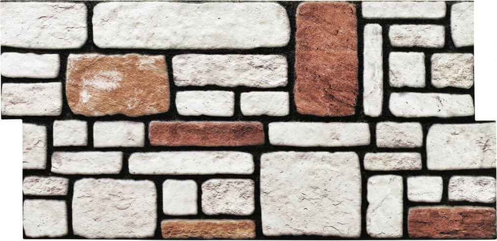 5 Adet (2,5m2) x Karma Taş Desenli 3 Boyutlu Renkli Strafor Köpük Duvar Kaplama Paneli (KR-315)