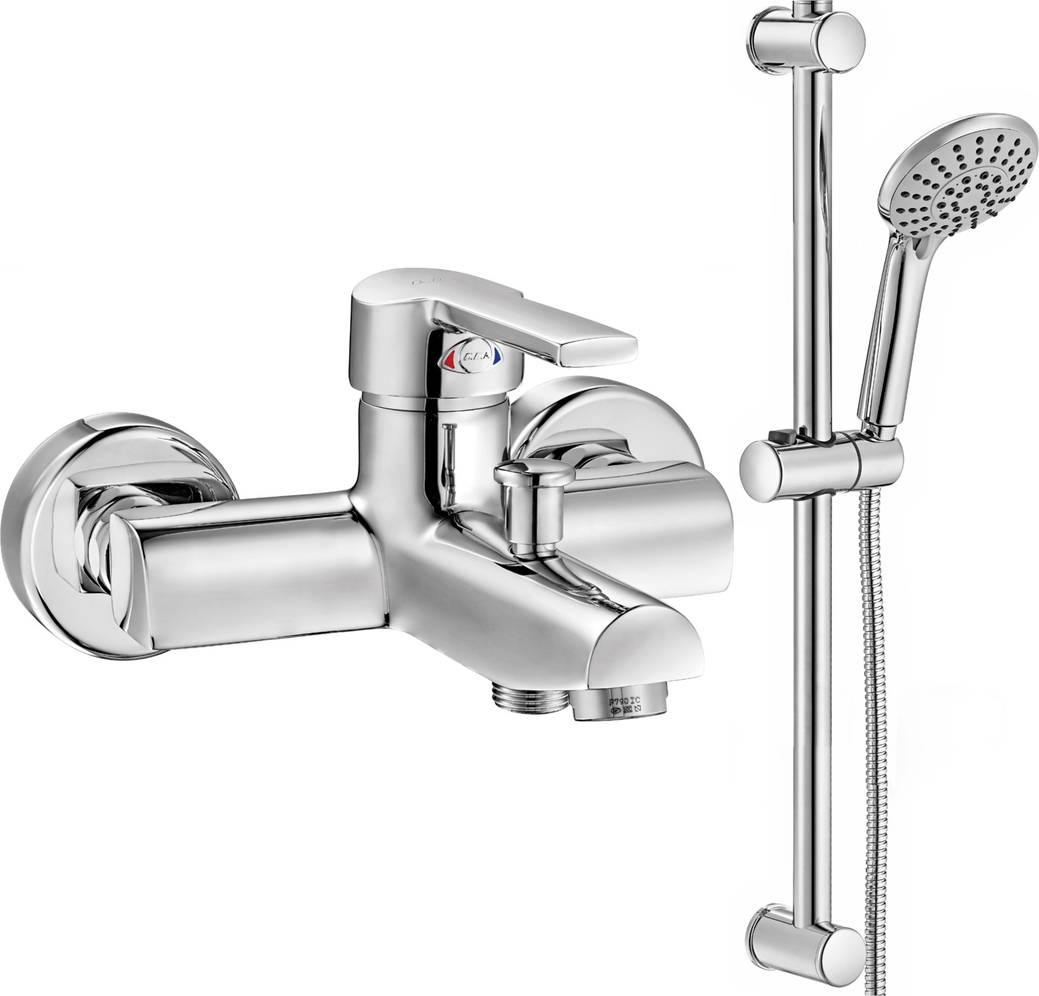 Eca Delta Banyo Bataryası + Eca Logica Sürgülü Duş Seti Üst Takımı