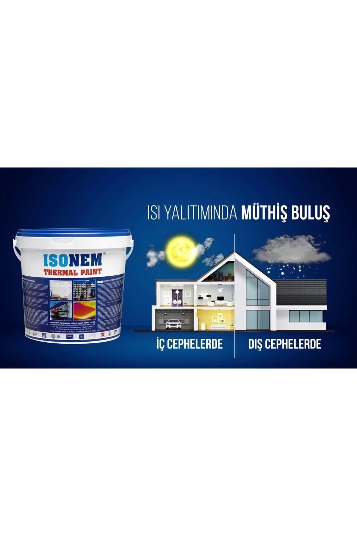 Thermal Paint Isı Yalıtım Boyası Beyaz