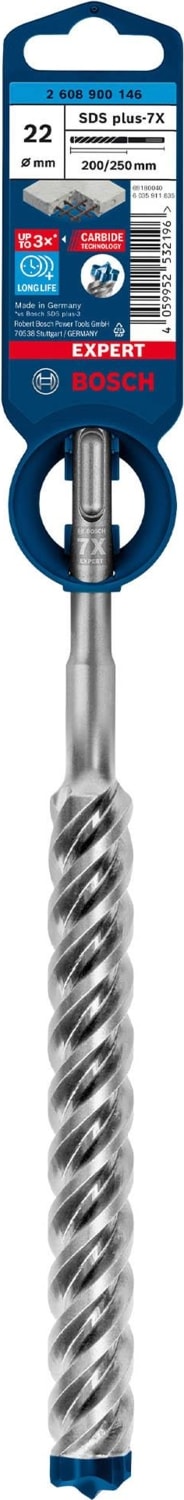 BOSCH Expert 22X250 mm Yeni Sds Plus-7x Matkap Ucu 2608900146