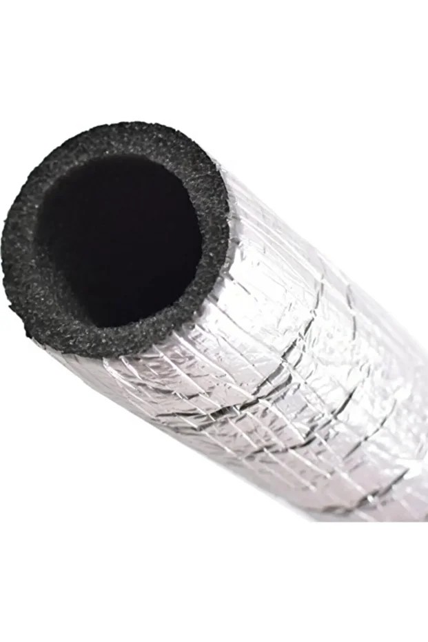20'lik Folyolu Izole Boru(1 Metre) 22/10 Folyolu Isı Yalıtım Izolasyon 50 Adet