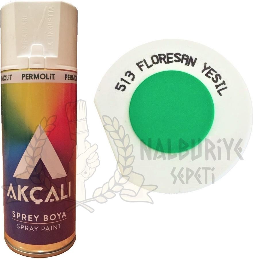 Sprey Boya Floresan Yeşil 400 ml - 513