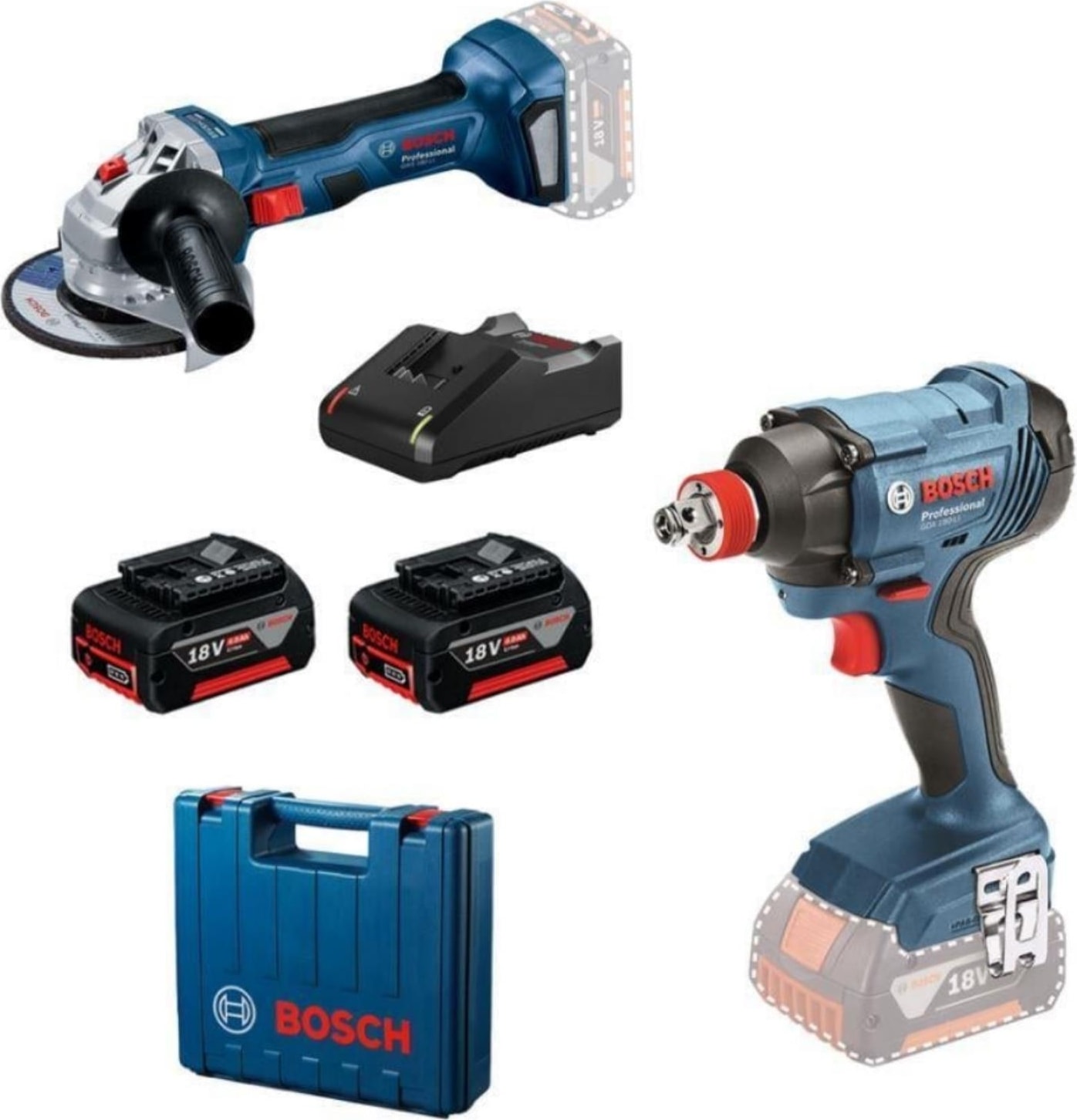 BOSCH Gdx 180-LI+GWS 180-LI (2'li Set)
